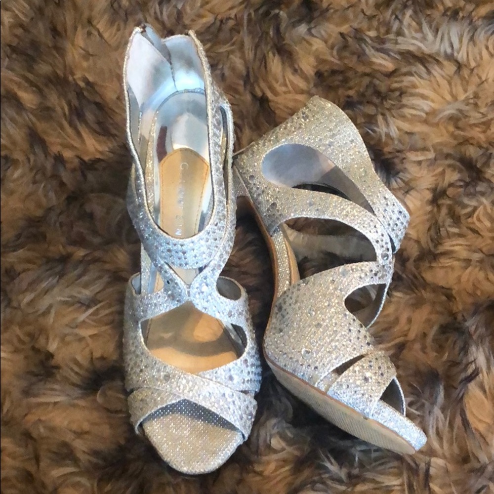 Gianni Bini rhinestone heels
